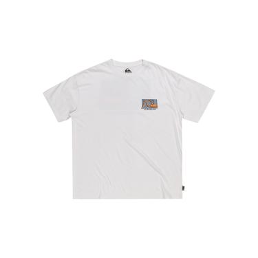 Quiksilver Take Us Back Bubble Erkek Beyaz Tişört