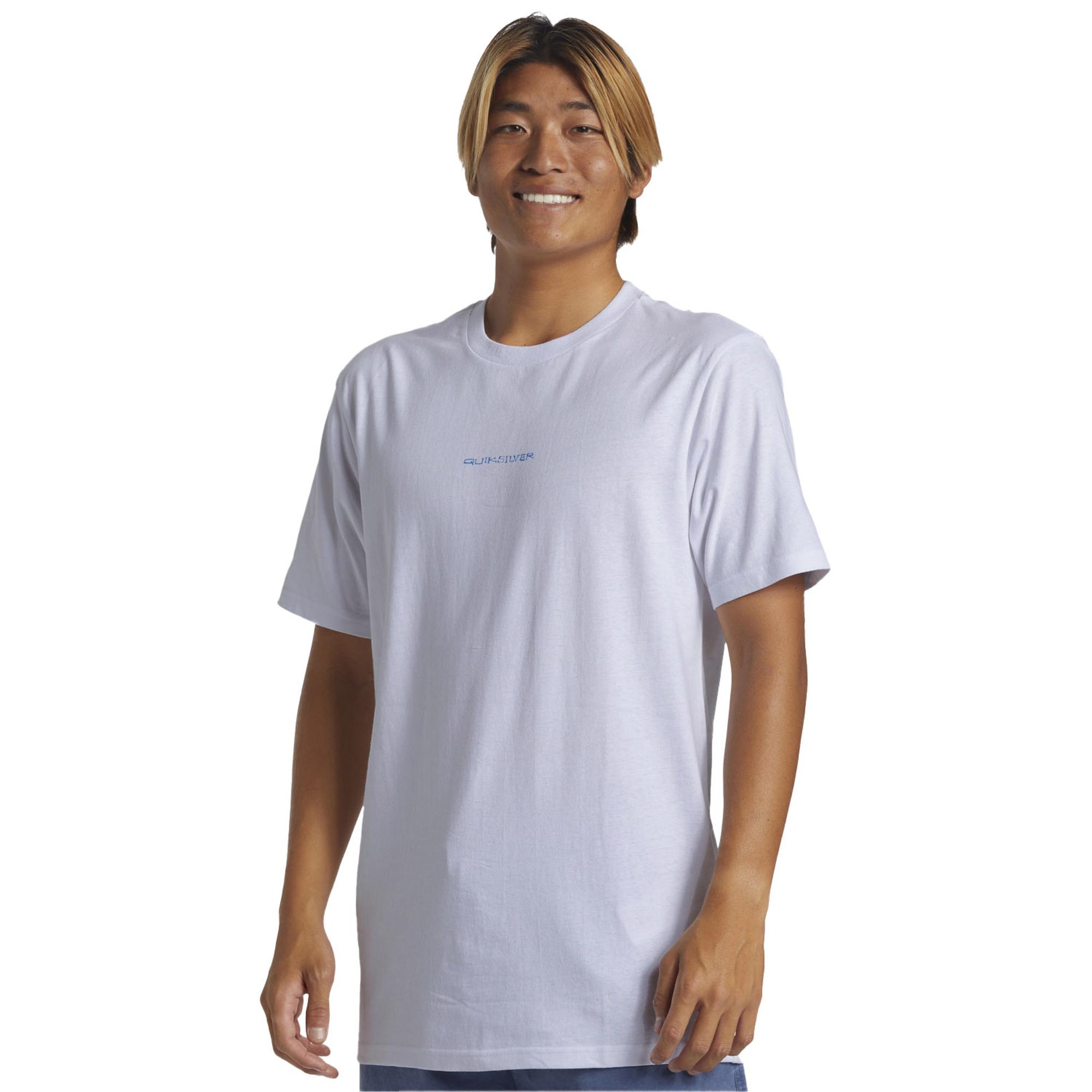 Quiksilver Surf Safari Moe Erkek Beyaz Tişört