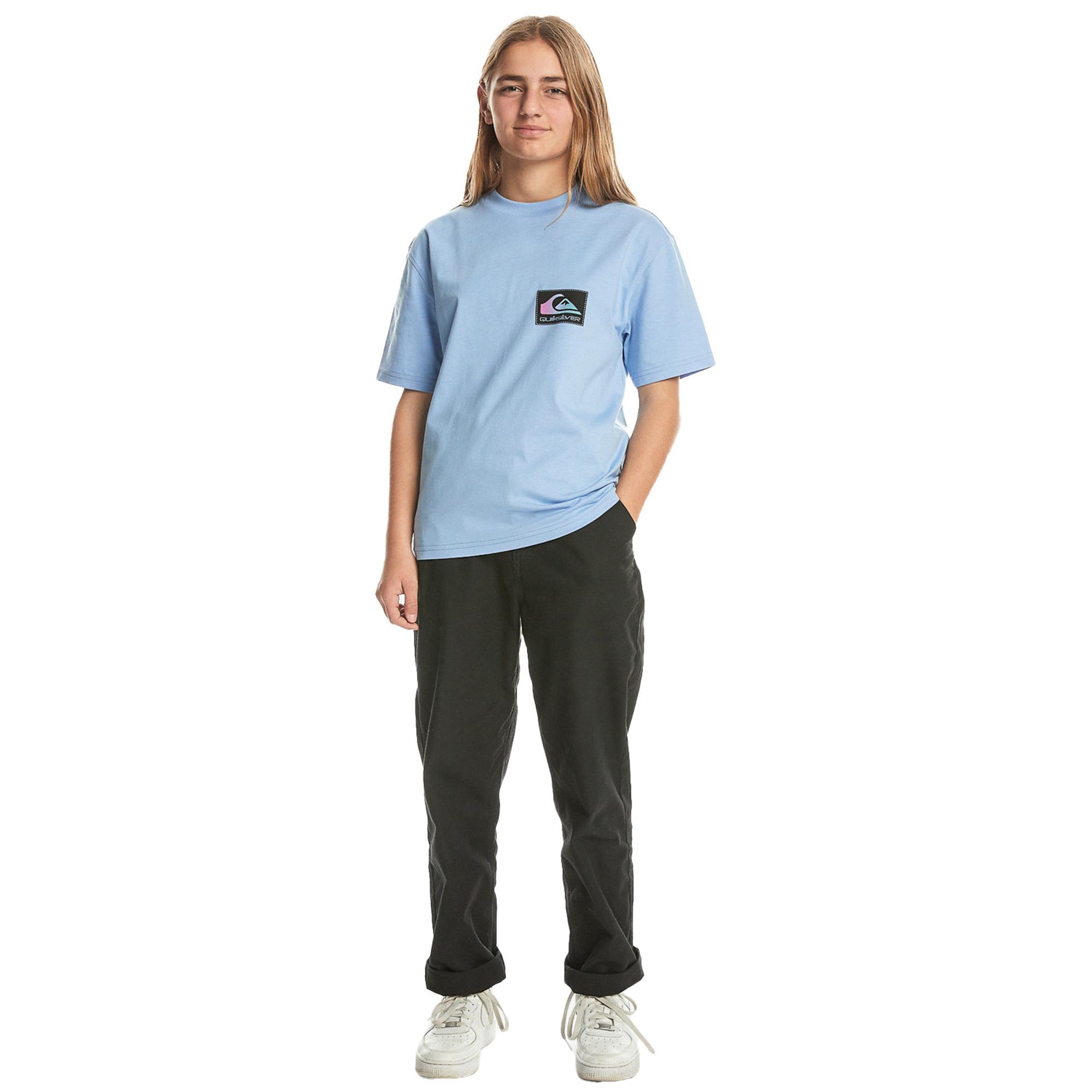 Quiksilver Back Flash Youth Erkek Çocuk Mavi Tişört