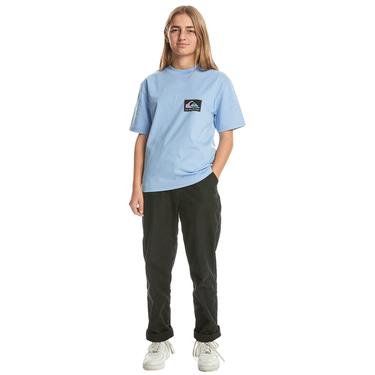  Quiksilver Back Flash Youth Erkek Çocuk Mavi Tişört