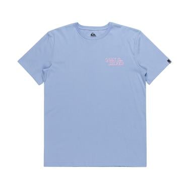  Quiksilver Shadow Knock Erkek Mavi Tişört