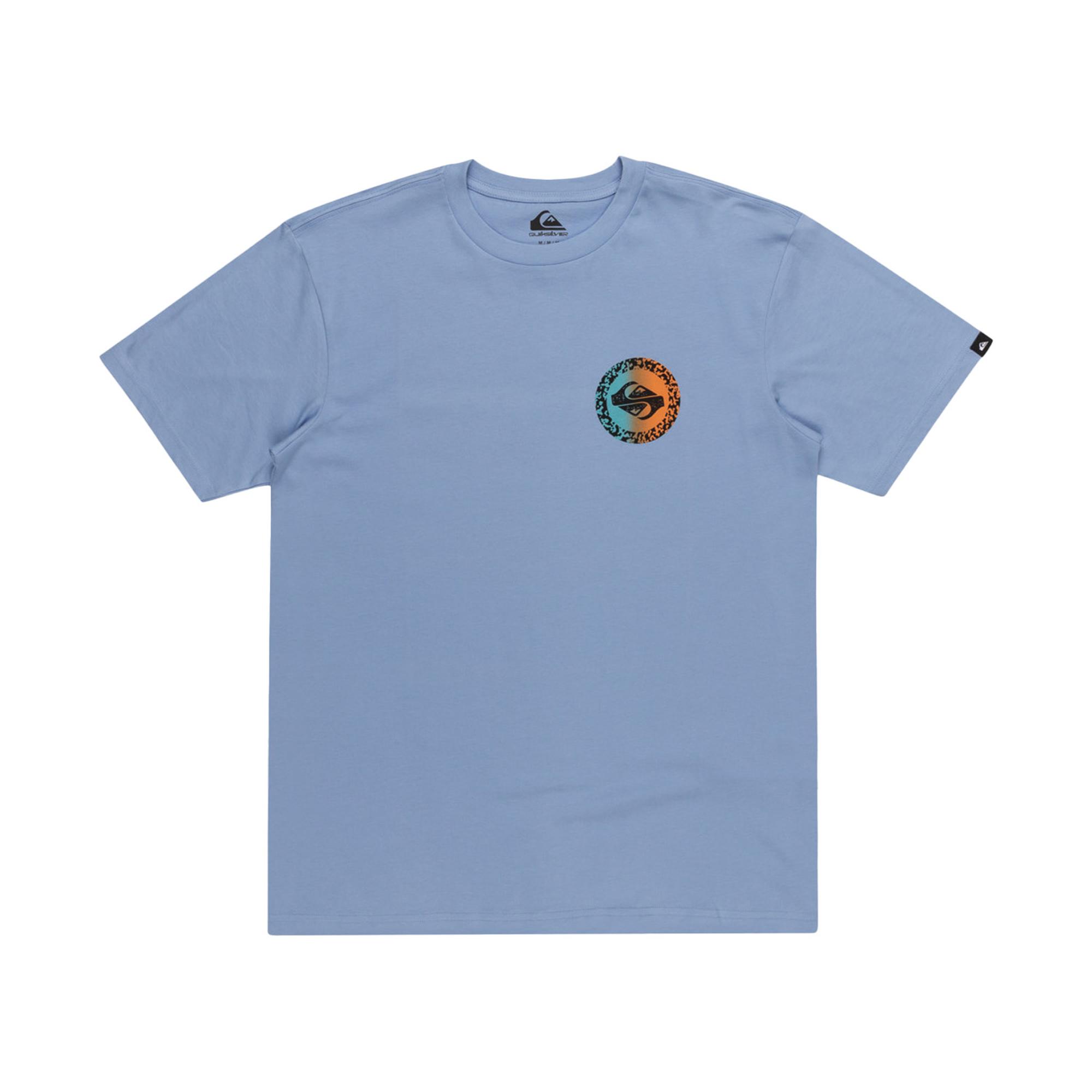 Quiksilver Long Fade Erkek Mavi Tişört