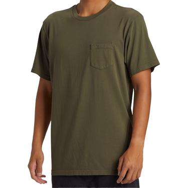  Quiksilver Salt Water Pkt Swp Erkek Yeşil Tişört