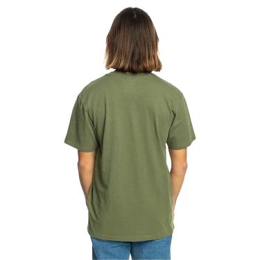  Quiksilver Step Inside Erkek Yeşil Tişört