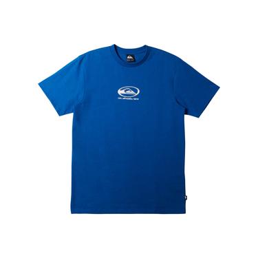  Quiksilver Chrome Logo Stn Erkek Mavi Tişört