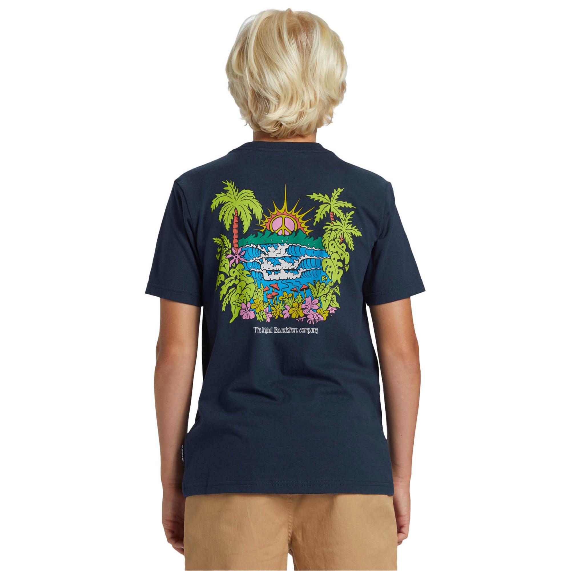 Quiksilver Island Sunrise Boe Erkek Çocuk Mavi Tişört