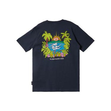  Quiksilver Island Sunrise Boe Erkek Çocuk Mavi Tişört