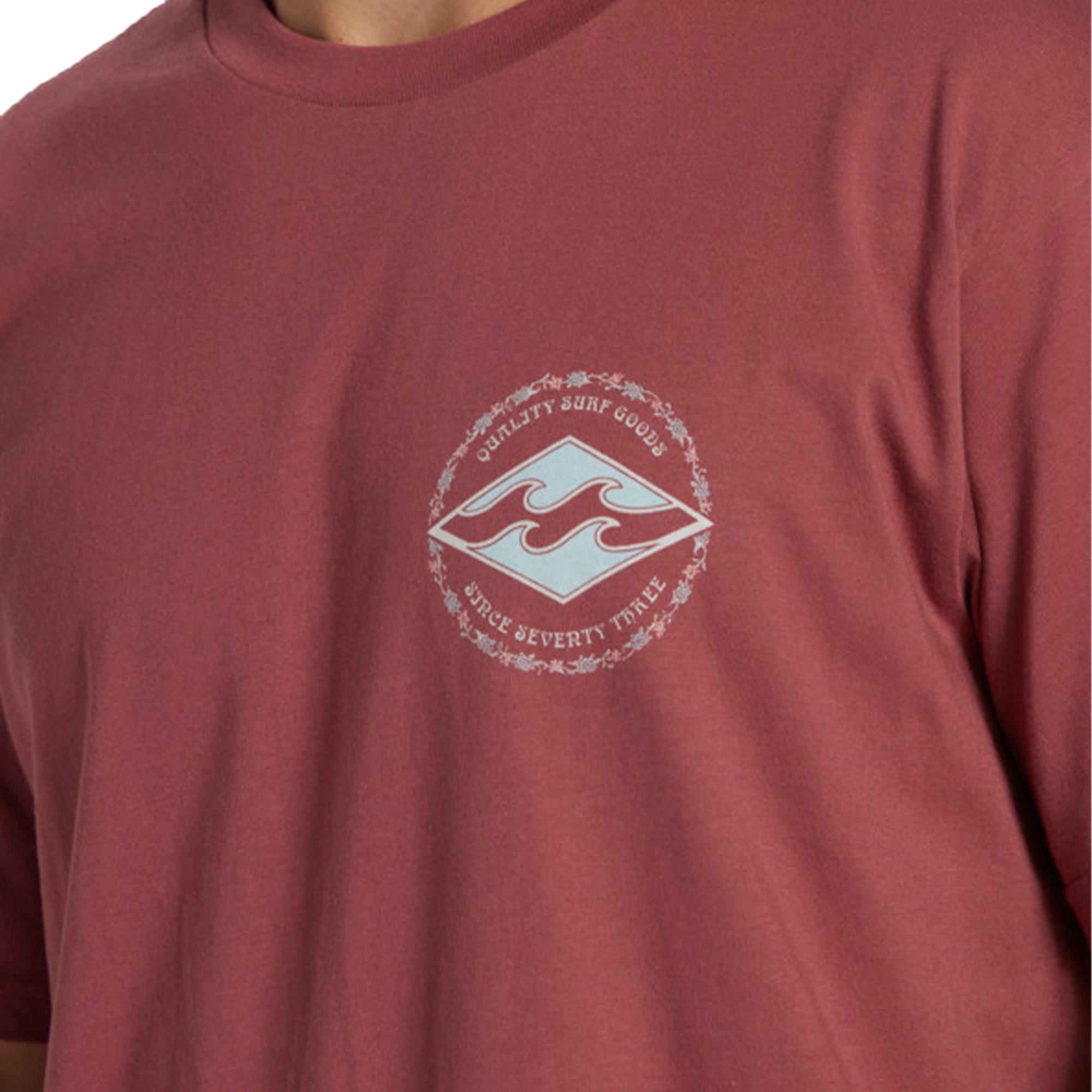 Billabong Rotor Diamond Tees Erkek Kırmızı Tişört