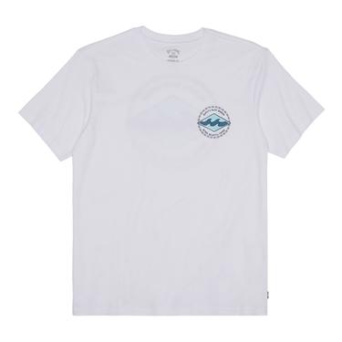  Billabong Rotor Diamond Tees Erkek Beyaz Tişört