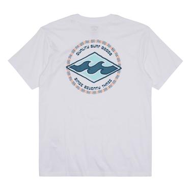 Billabong Rotor Diamond Tees Erkek Beyaz Tişört