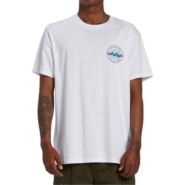  Billabong Rotor Diamond Tees Erkek Beyaz Tişört