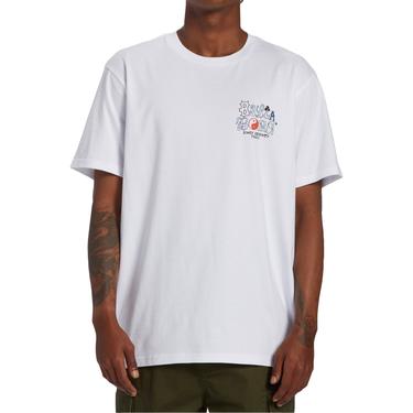  Billabong Worded Tees Erkek Beyaz Tişört