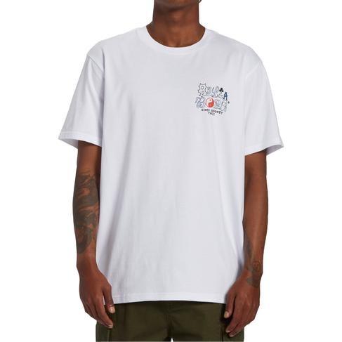  Billabong Worded Tees Erkek Beyaz Tişört