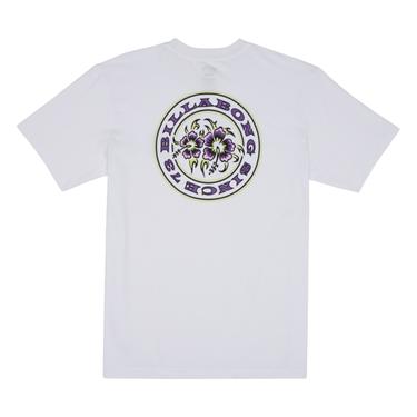  Billabong Bonez Tees Erkek Beyaz Tişört