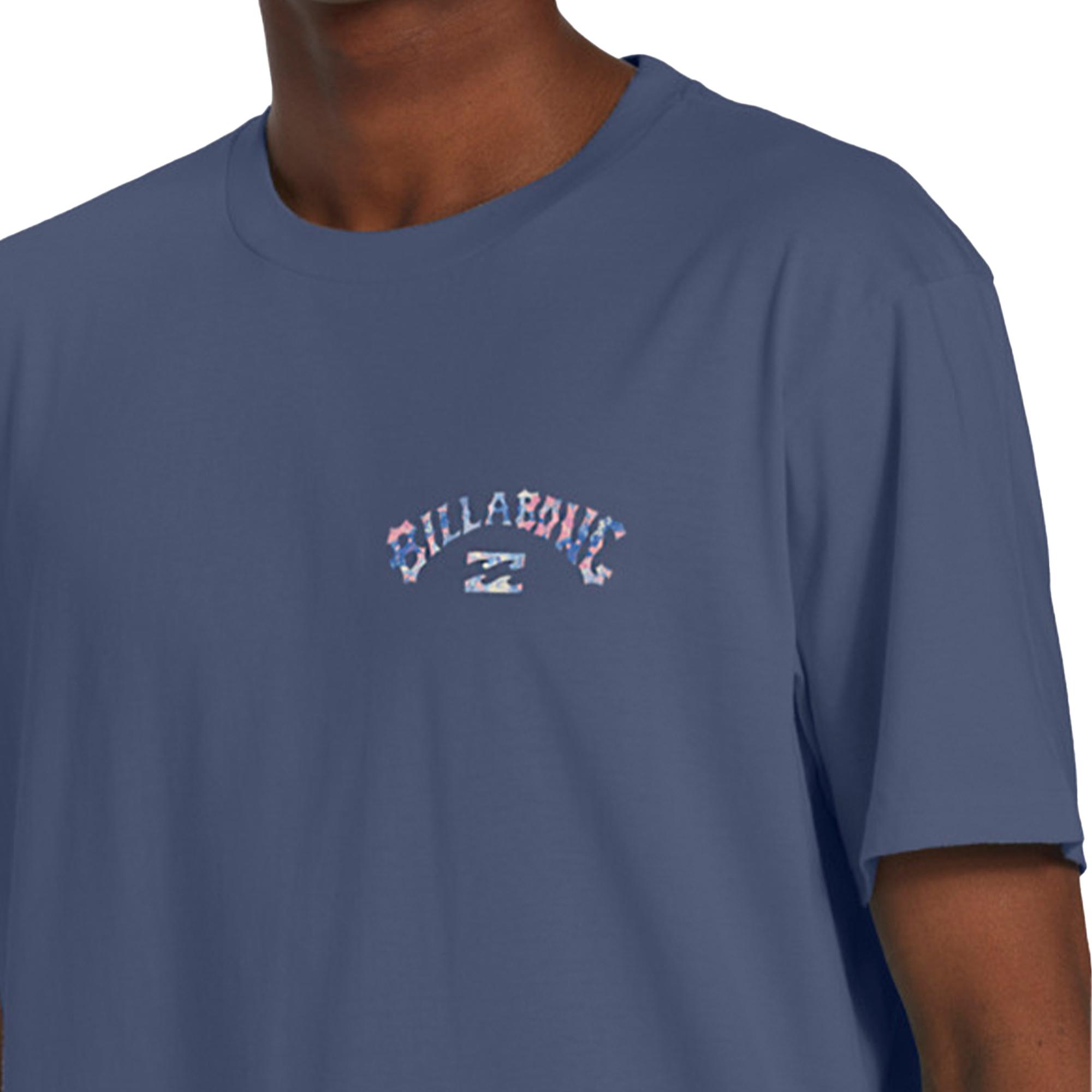 Billabong Arch Fill Tees Erkek Mavi Tişört