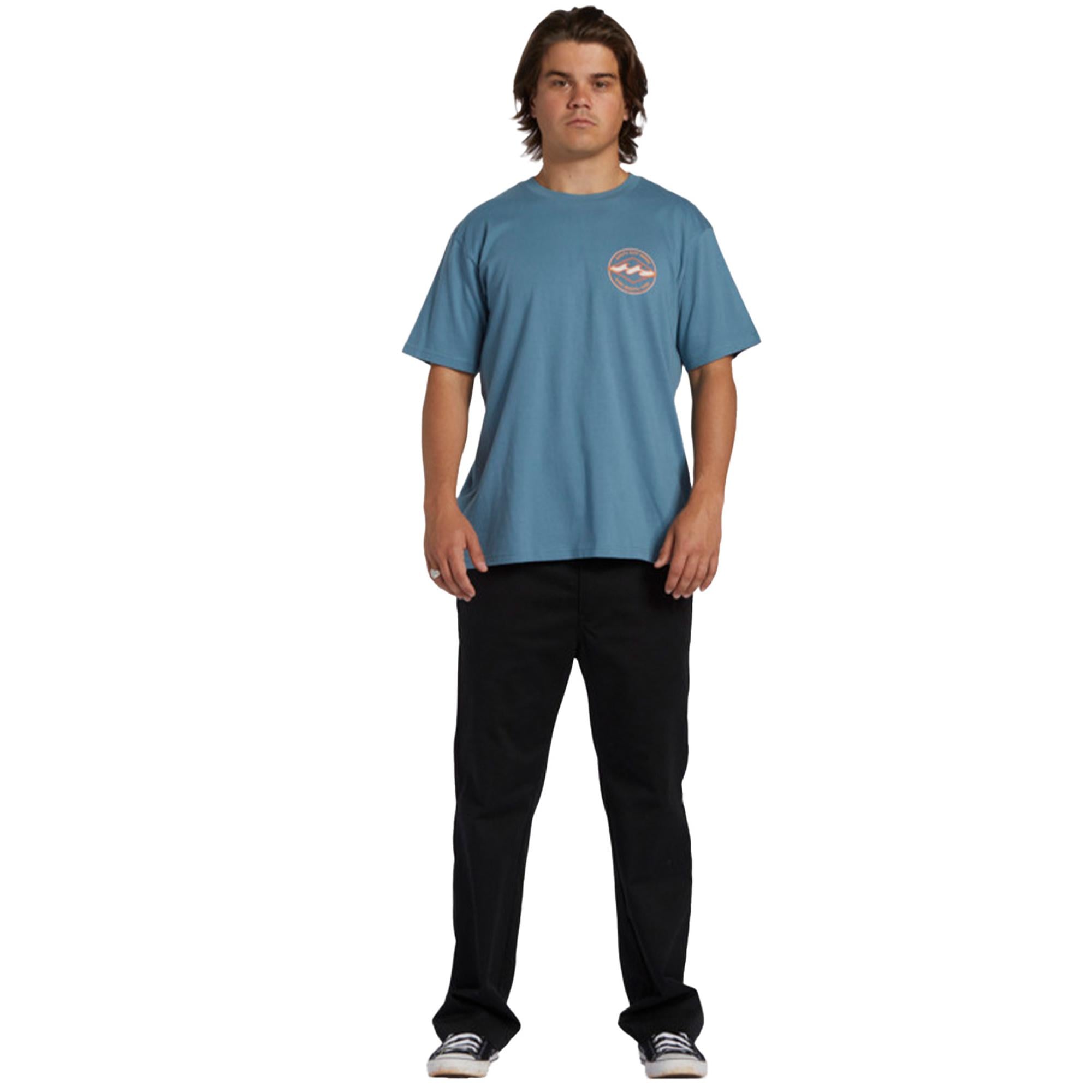 Billabong Rotor Diamond Tees Erkek Mavi Tişört