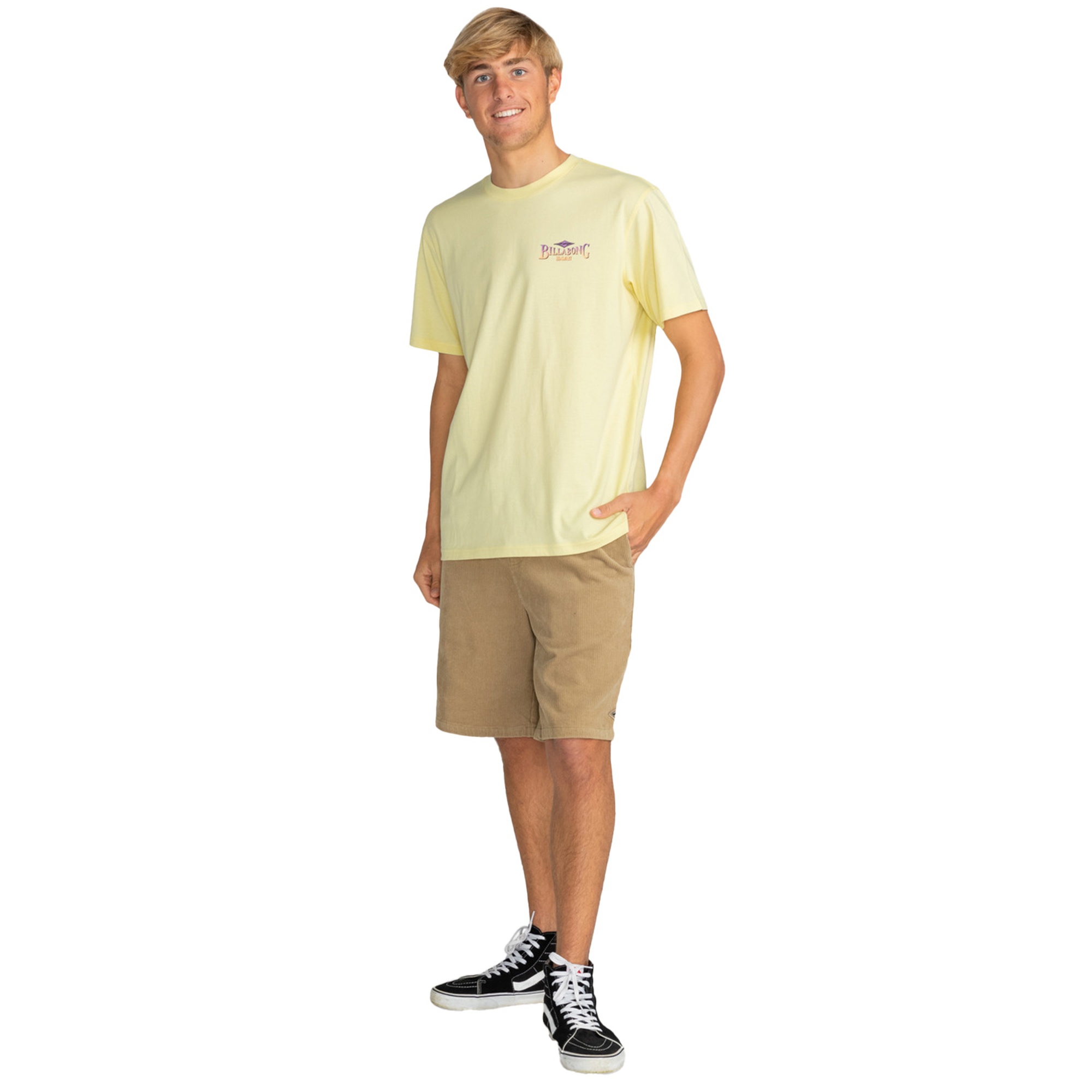Billabong Dreamy Place Erkek Sarı Tişört