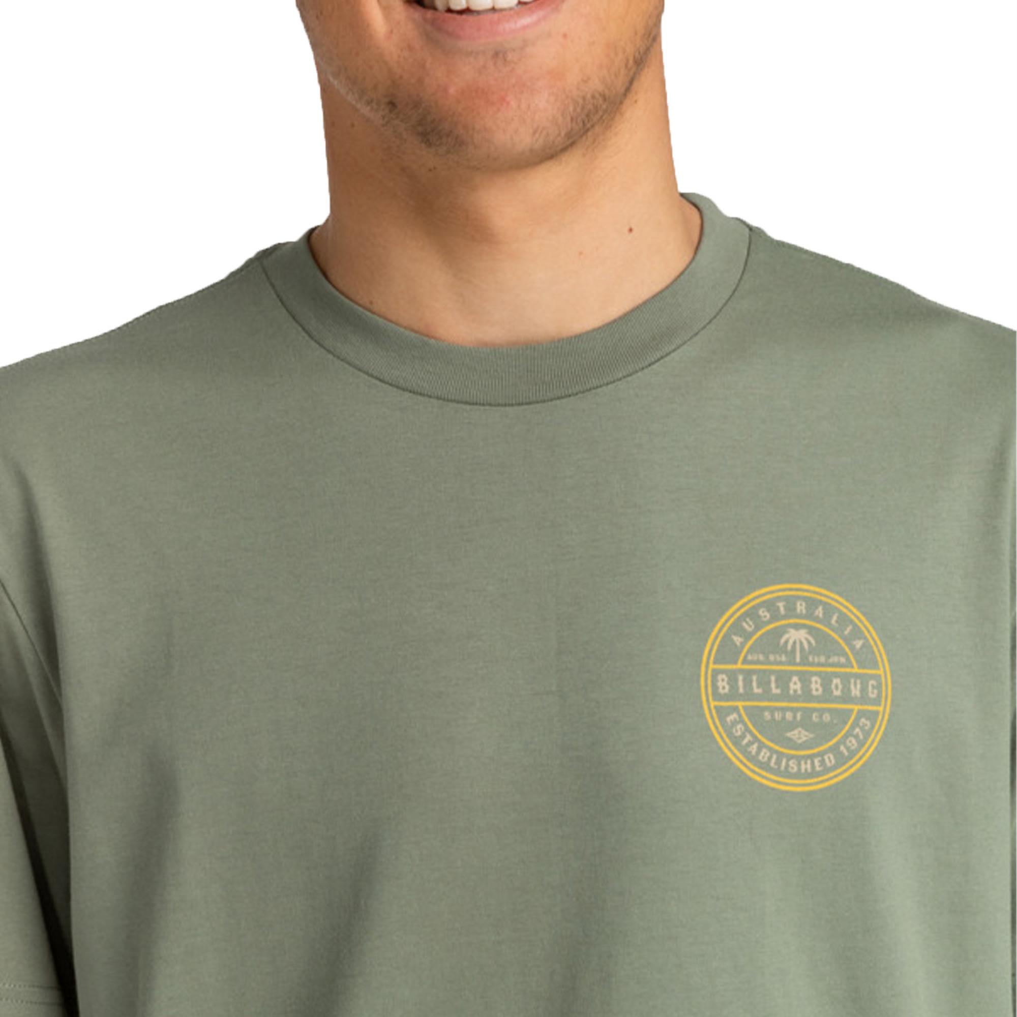 Billabong Monogram Tees Erkek Yeşil Tişört