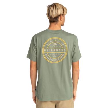  Billabong Monogram Tees Erkek Yeşil Tişört