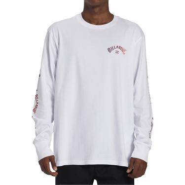  Billabong Snaking Arches Ls Erkek Beyaz Tişört