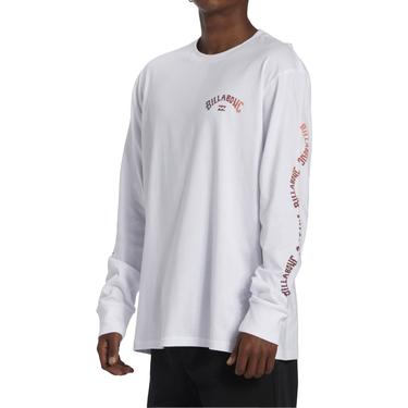  Billabong Snaking Arches Ls Erkek Beyaz Tişört