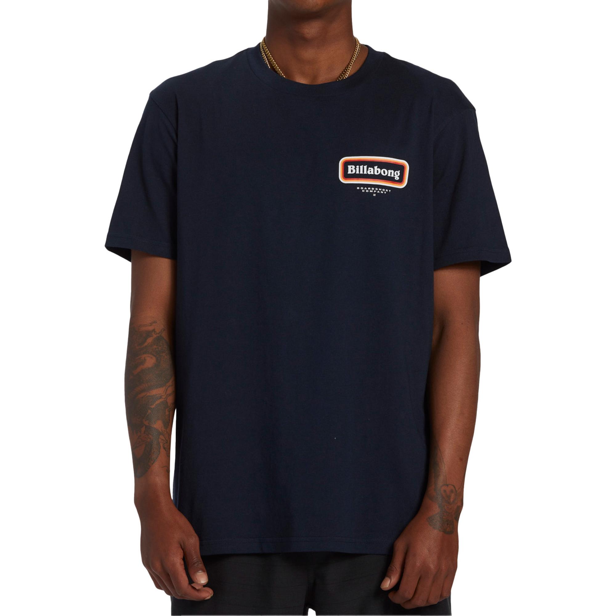 Billabong Walled Tees Erkek Mavi Tişört