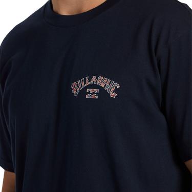  Billabong Arch Fill Tees Erkek Mavi Tişört