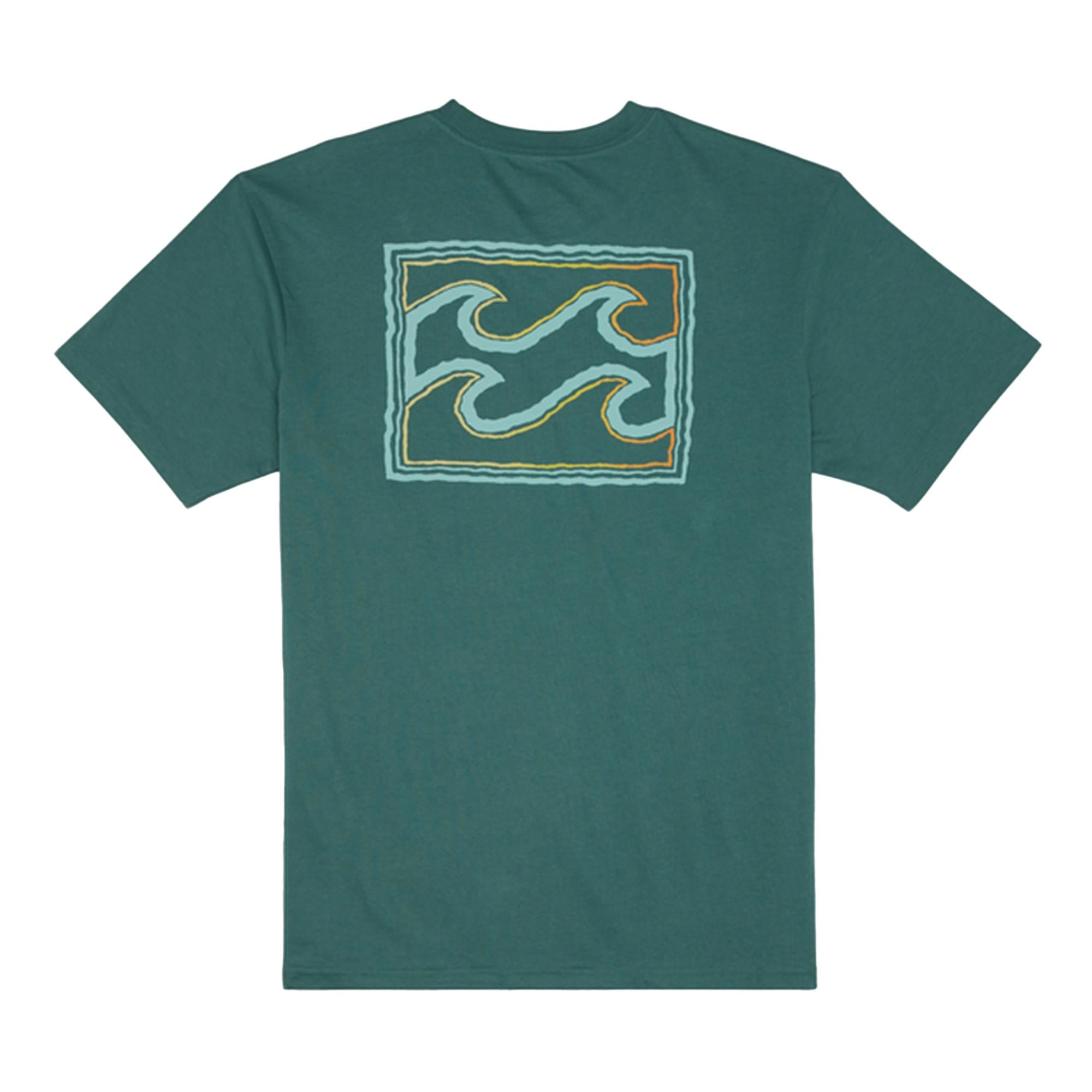 Billabong Crayon Wave Tees Erkek Yeşil Tişört