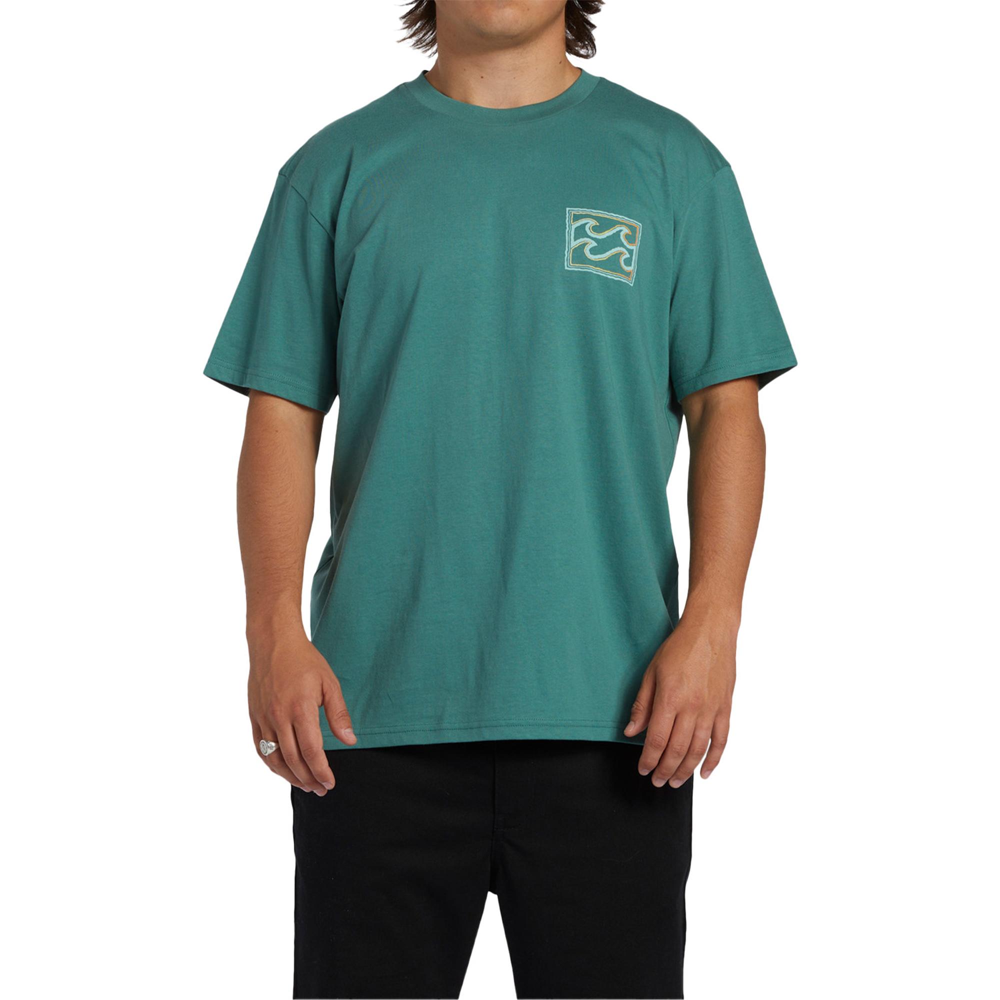 Billabong Crayon Wave Tees Erkek Yeşil Tişört