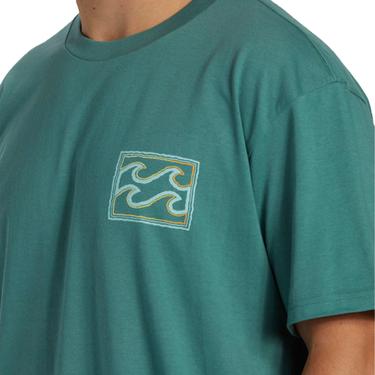  Billabong Crayon Wave Tees Erkek Yeşil Tişört