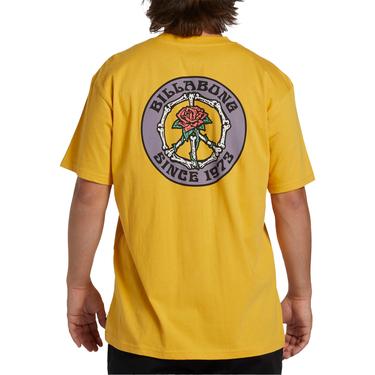  Billabong Bonez Erkek Sarı Tişört