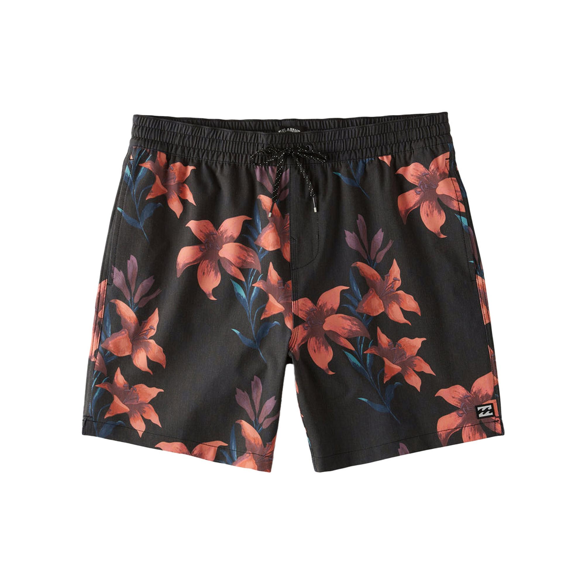 Billabong Sundays Layback Erkek Siyah Volley Short
