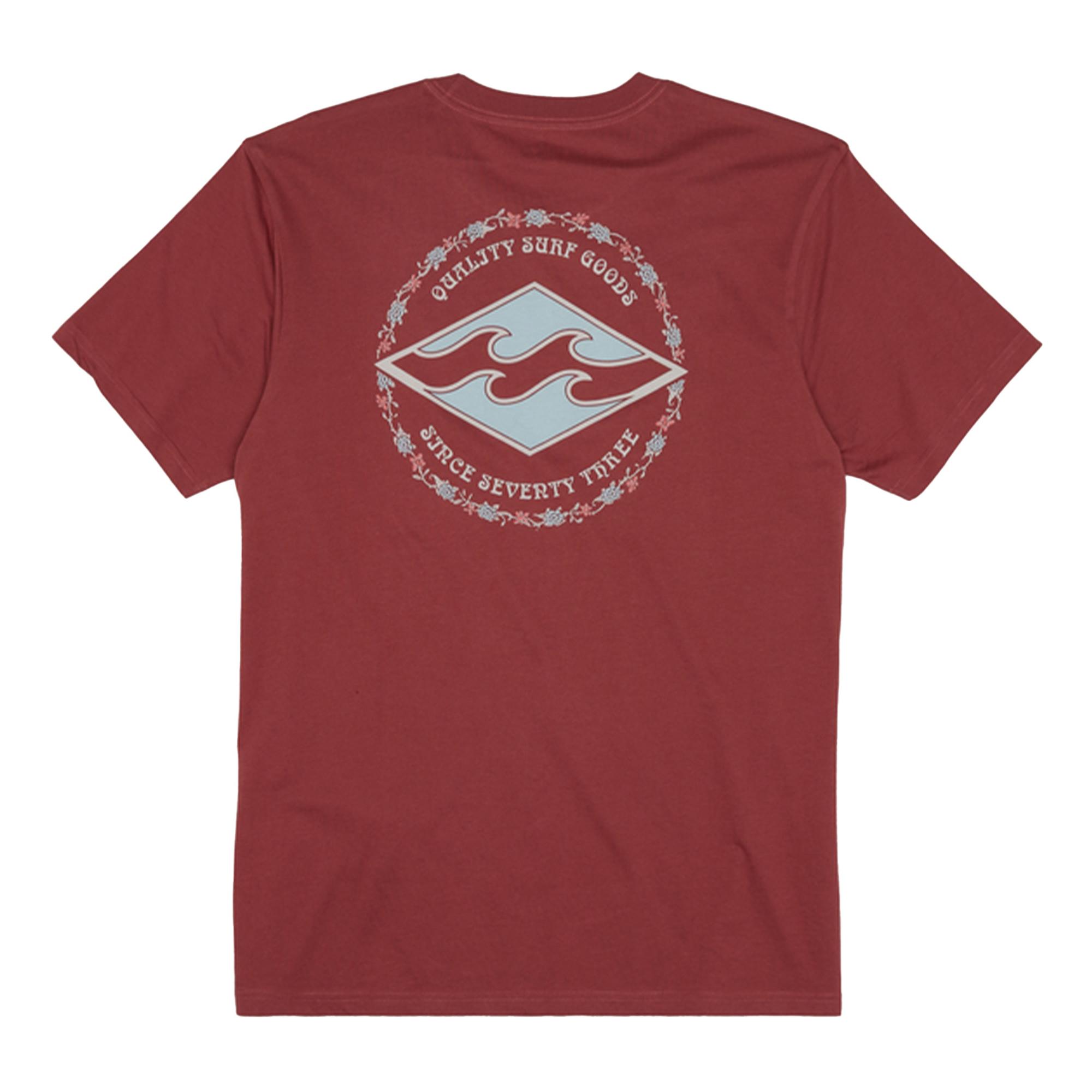 Billabong Rotor Diamond Tees Erkek Kırmızı Tişört