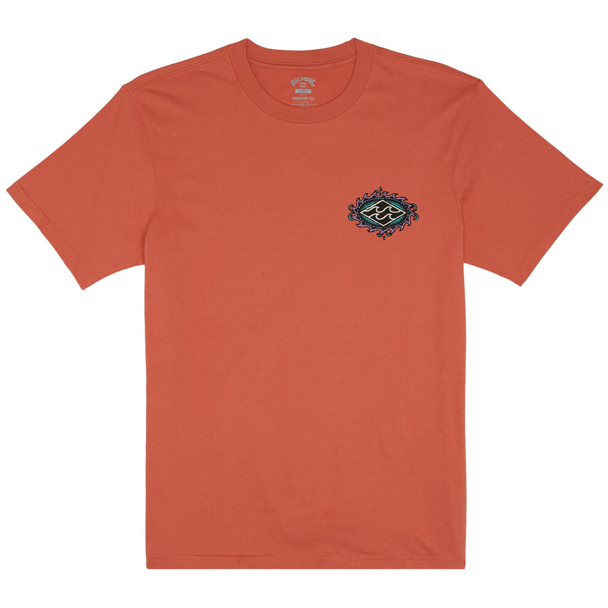 Billabong Crayon Wave Erkek Pembe Tişört