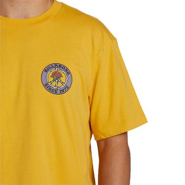  Billabong Bonez Erkek Sarı Tişört