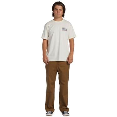  Billabong Walled Tees Erkek Beyaz Tişört