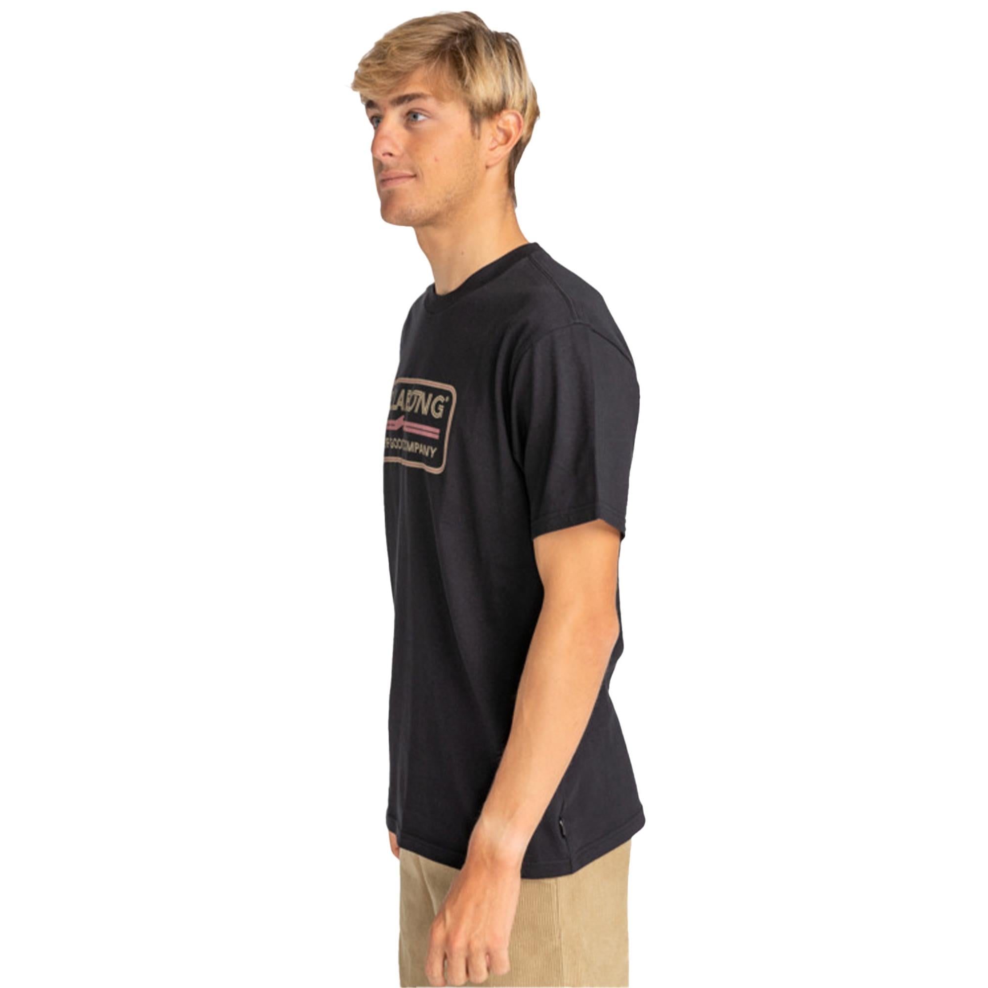 Billabong Trademark Tees Erkek Siyah Tişört