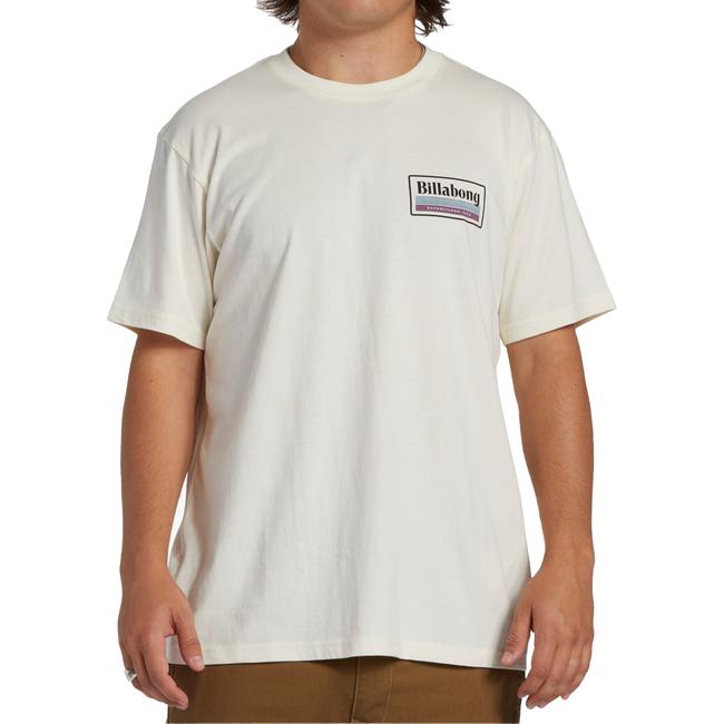  Billabong Walled Tees Erkek Beyaz Tişört