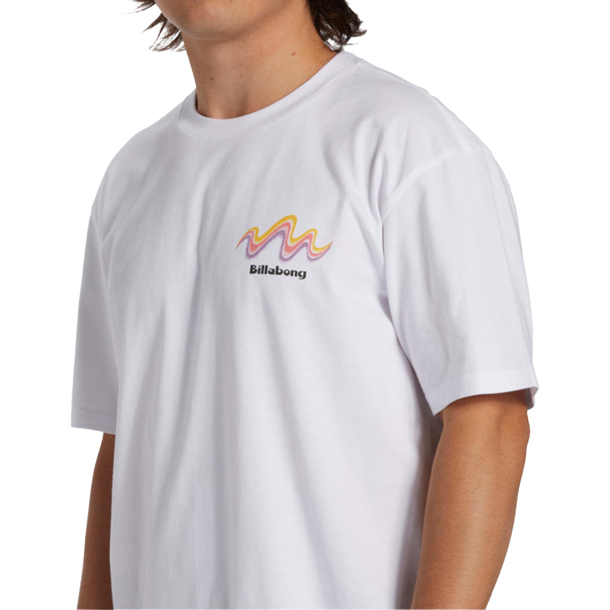 Billabong Segment Tees Erkek Beyaz Tişört