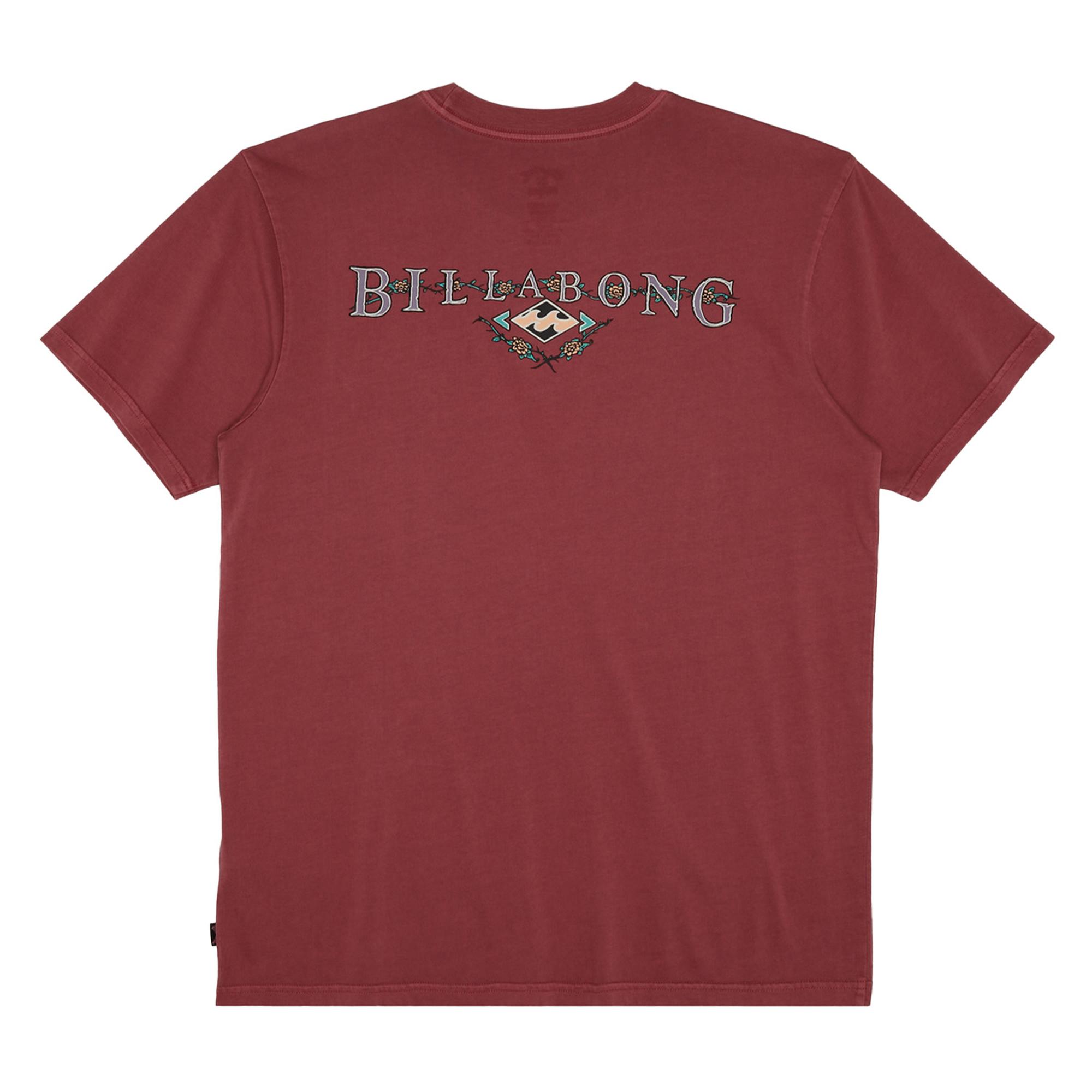 Billabong Crossboards Tees Erkek Kırmızı Tişört
