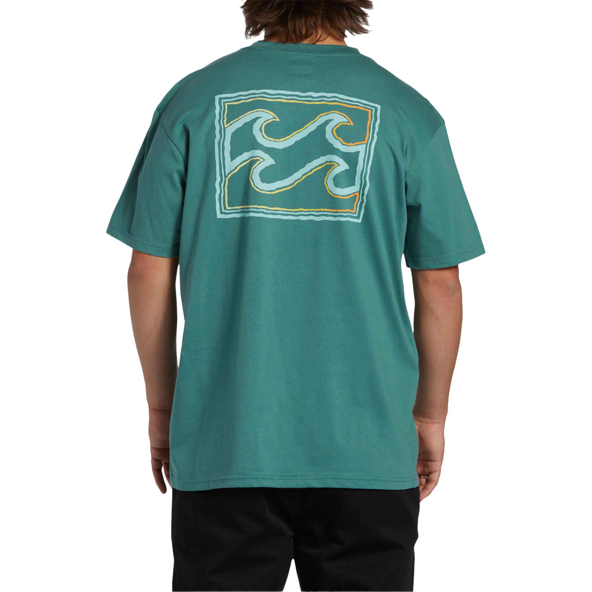 Billabong Crayon Wave Tees Erkek Yeşil Tişört