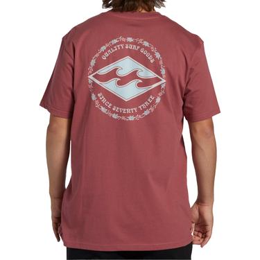 Billabong Rotor Diamond Tees Erkek Kırmızı Tişört