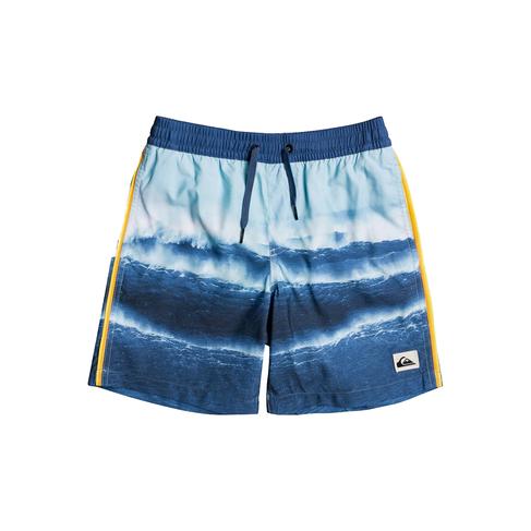 Quiksilver Erkek Çocuk Volley Short Jetlag Volley Youth 15 Mavi