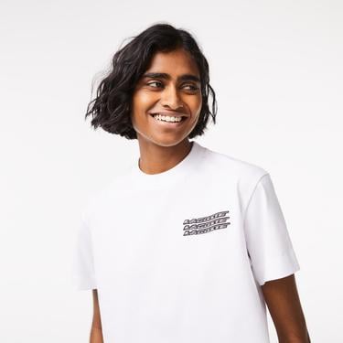  Lacoste Kadın Beyaz T-Shirt
