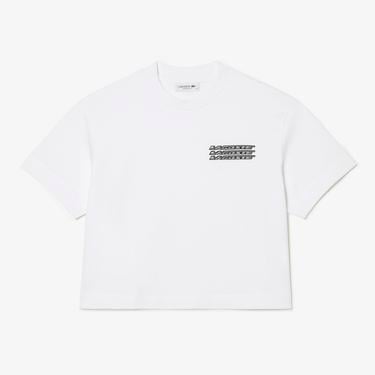  Lacoste Kadın Beyaz T-Shirt