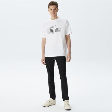  Lacoste Erkek Slim Fit Siyah Pantolon