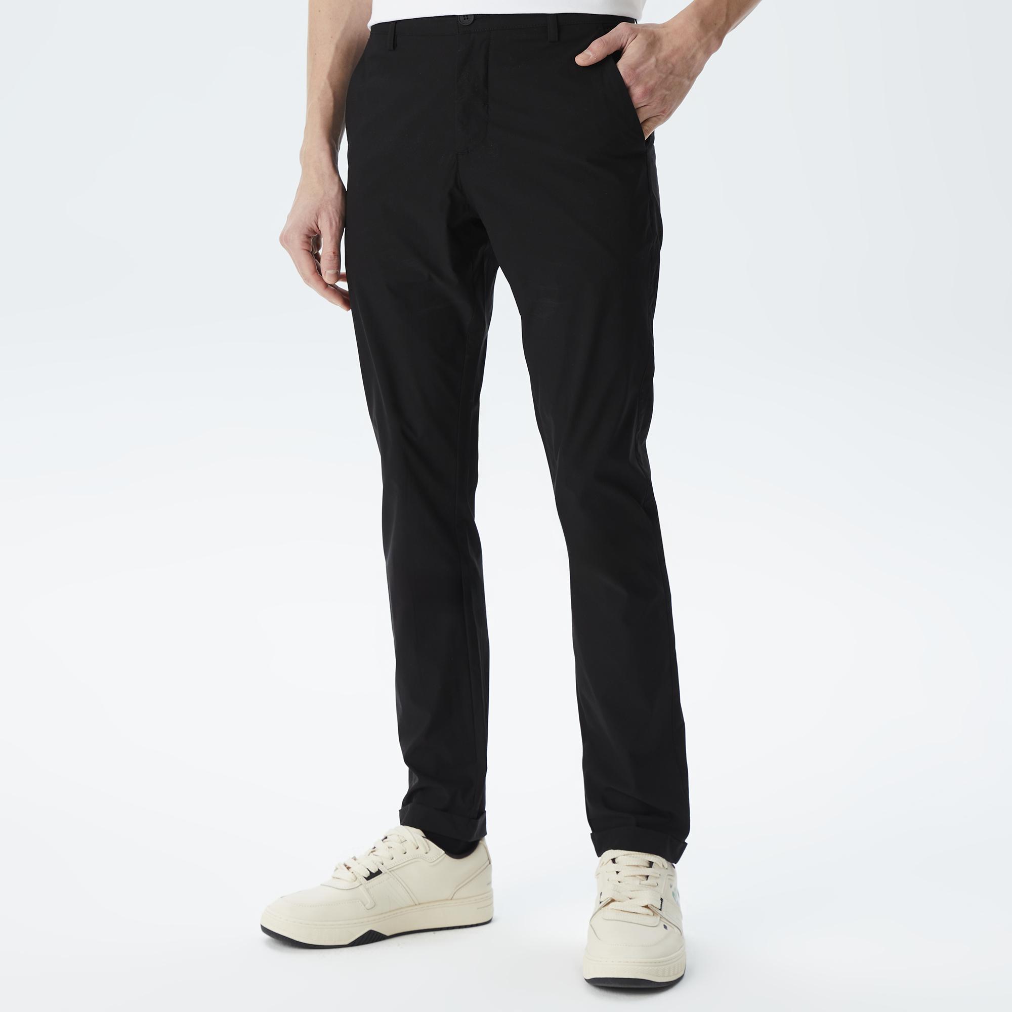 Lacoste Erkek Slim Fit Siyah Pantolon