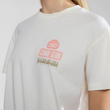  Napapijri S-Howard W Kadın Beyaz T-Shirt