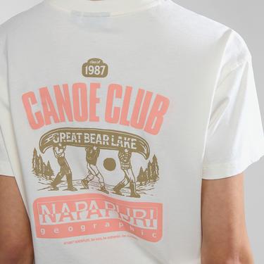  Napapijri S-Howard W Kadın Beyaz T-Shirt