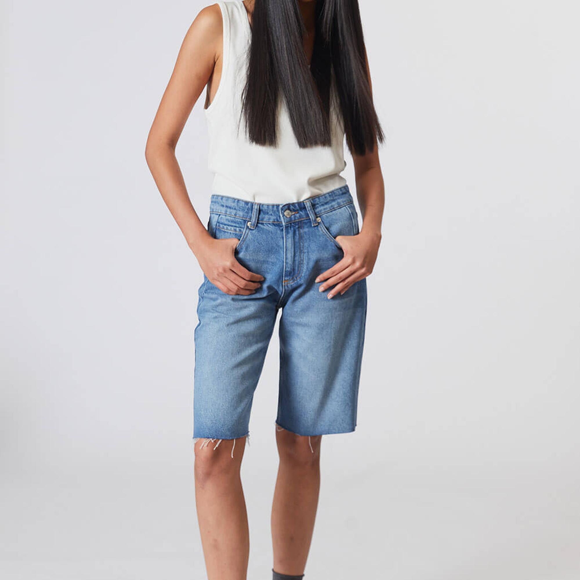 Orta Bel Bermuda Şort